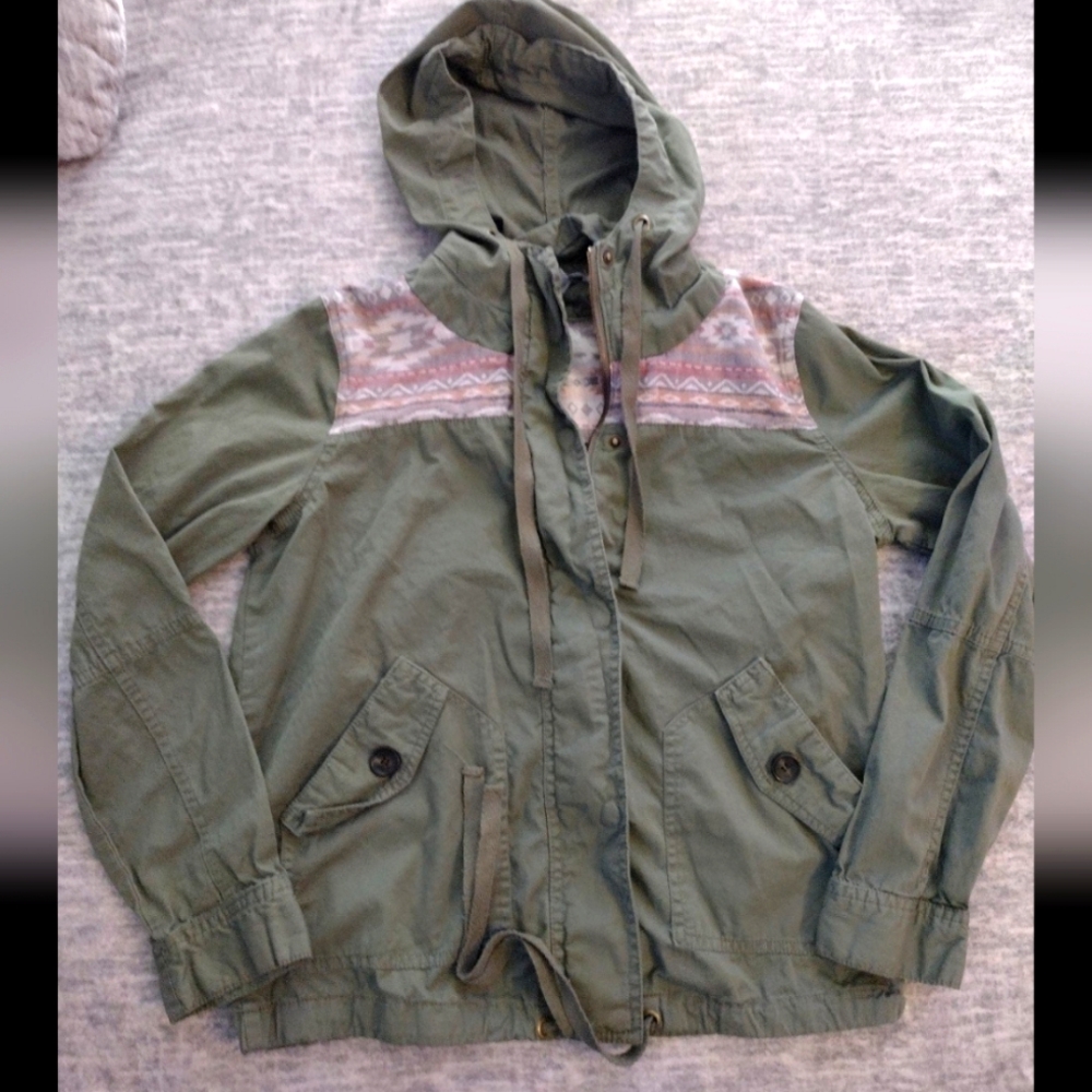 Adorable Green Zip Jacket